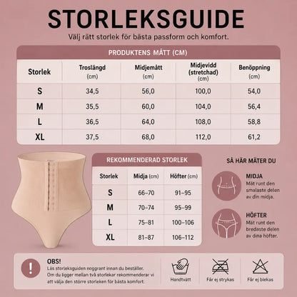 Shaping-Tanga som Formar Midjan